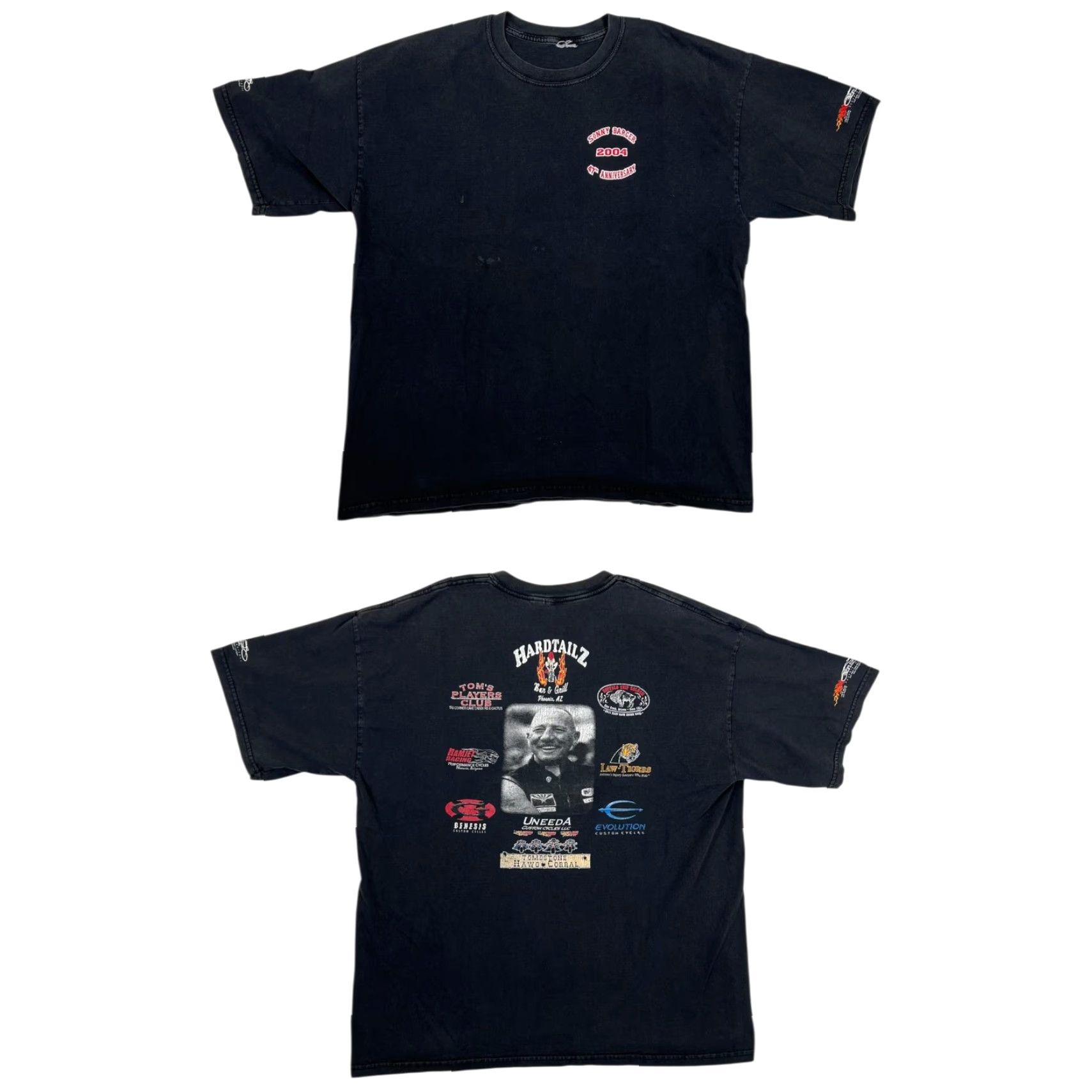 Vintage VINTAGE Sonny Barger Hells Angels T-Shirt Mens XL Black 2004 Biker Size US XL / EU 56 / 4 - 2 Thumbnail