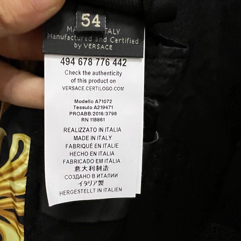 Versace Versace Baroque floral print zip jacket Size L / US 10 / IT 46 - 4 Thumbnail