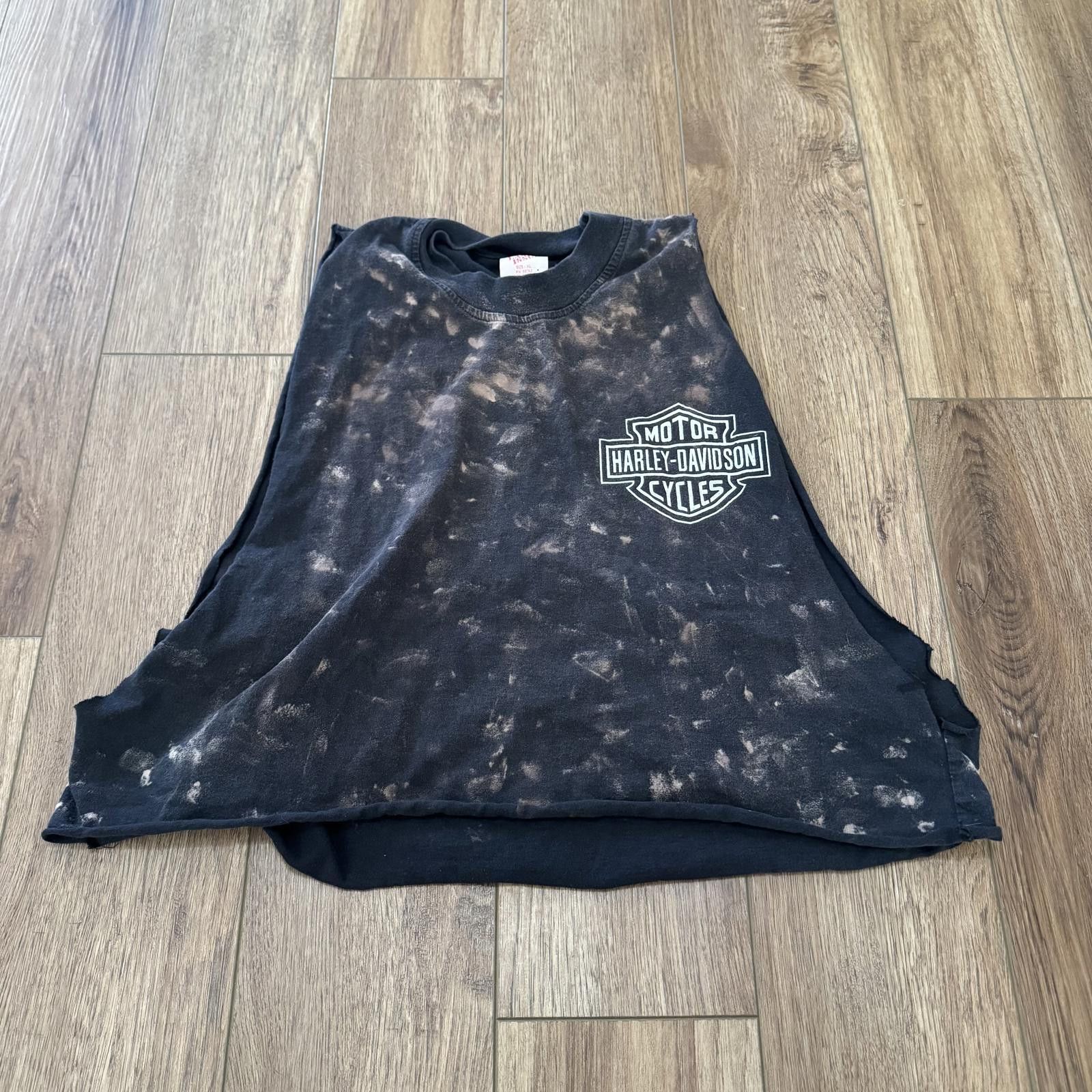 Other Vintage 90s Harley Davidson Los Algodones Mexico Biker Tank Size XL / US 12-14 / IT 48-50 - 2 Thumbnail