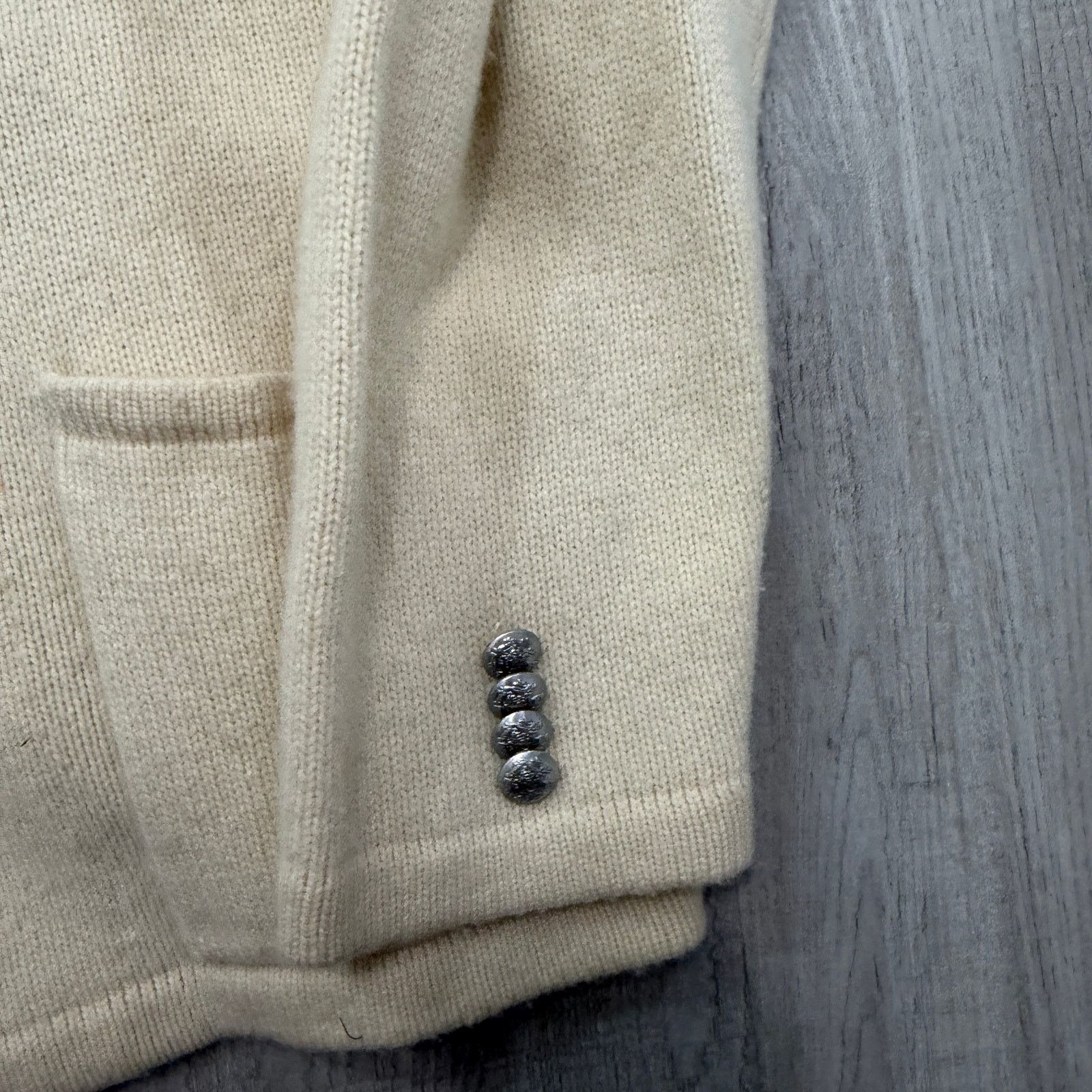 Lauren Ralph Lauren Lauren Ralph Lauren Wool Cashmere Ivory Blazer Jacket 2X Size XXL / US 16-18 / IT 52-54 - 4 Thumbnail