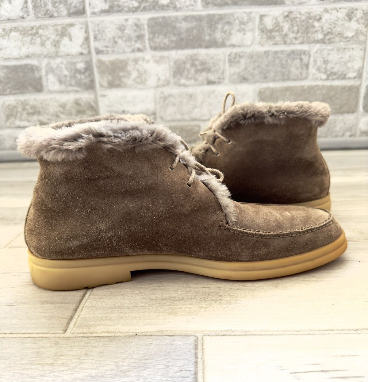 Loro Piana Loro Piana Snow Dreams Walk Beaver Fur & Suede Boots Size US 10 / EU 43 - 4 Thumbnail