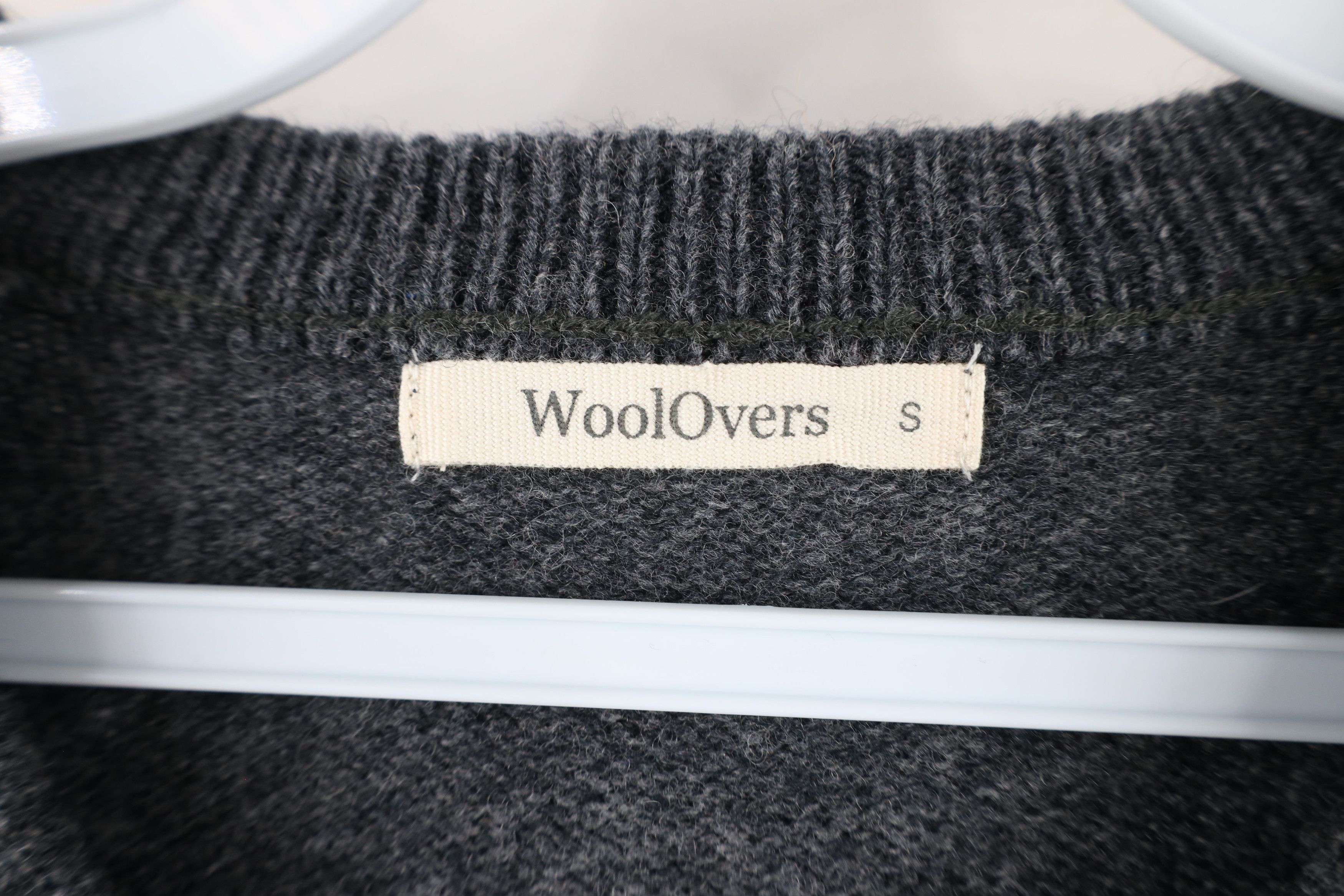 Vintage Vintage 90s Streetwear Wool Knit V-Neck Sweater Heather Gray Size US S / EU 44-46 / 1 - 4 Thumbnail
