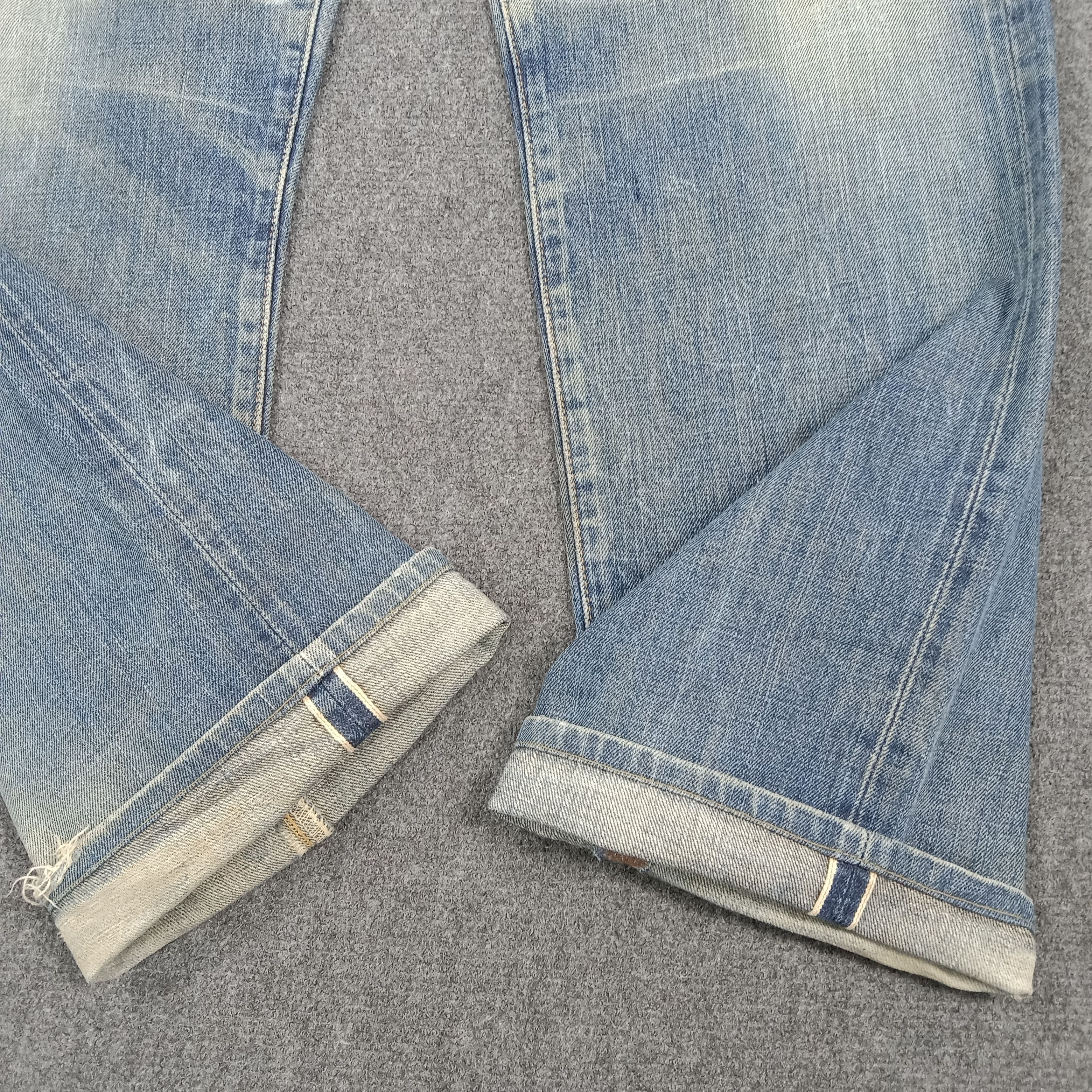 Levi's Levi's 502 Big E Selvedge Distressed 90's Denim Jeans E1A33 Size US 34 / EU 50 - 4 Thumbnail
