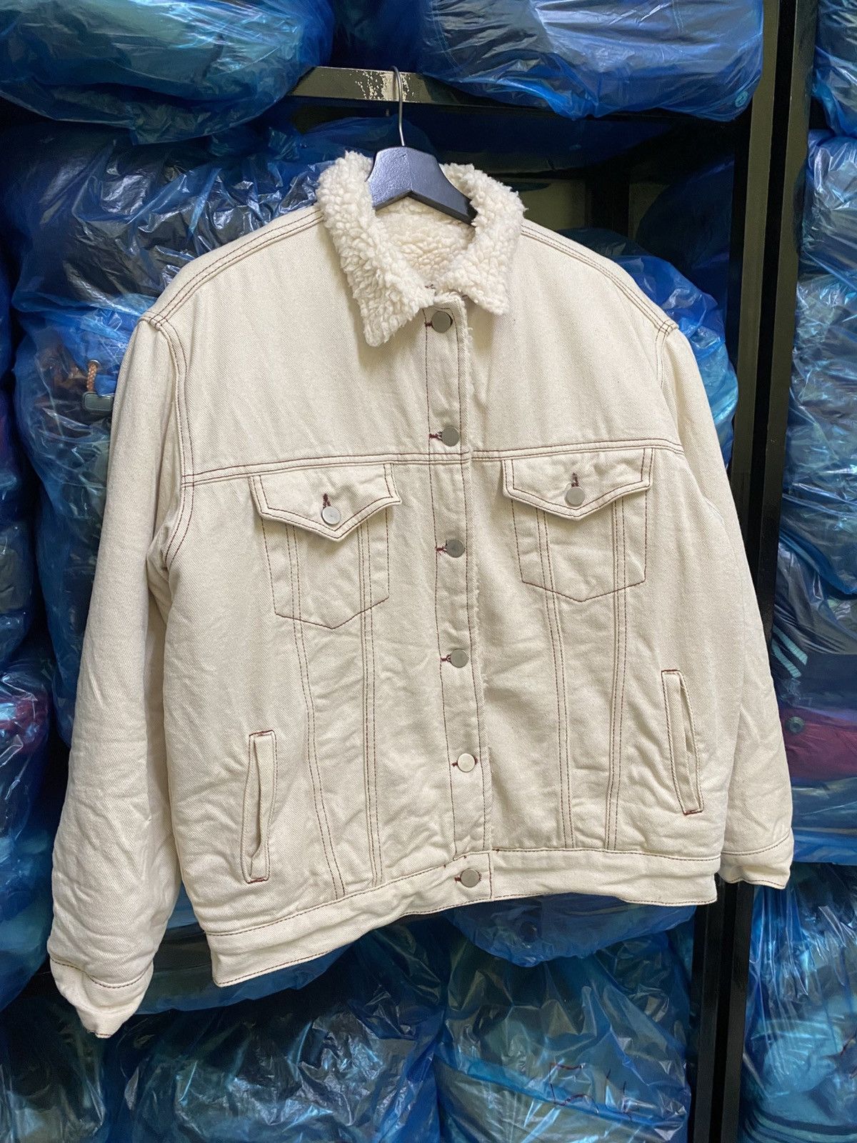 P.L.N. PLAN SHERPA LINING TRUCKER JACKET Size US M / EU 48-50 / 2 - 3 Thumbnail