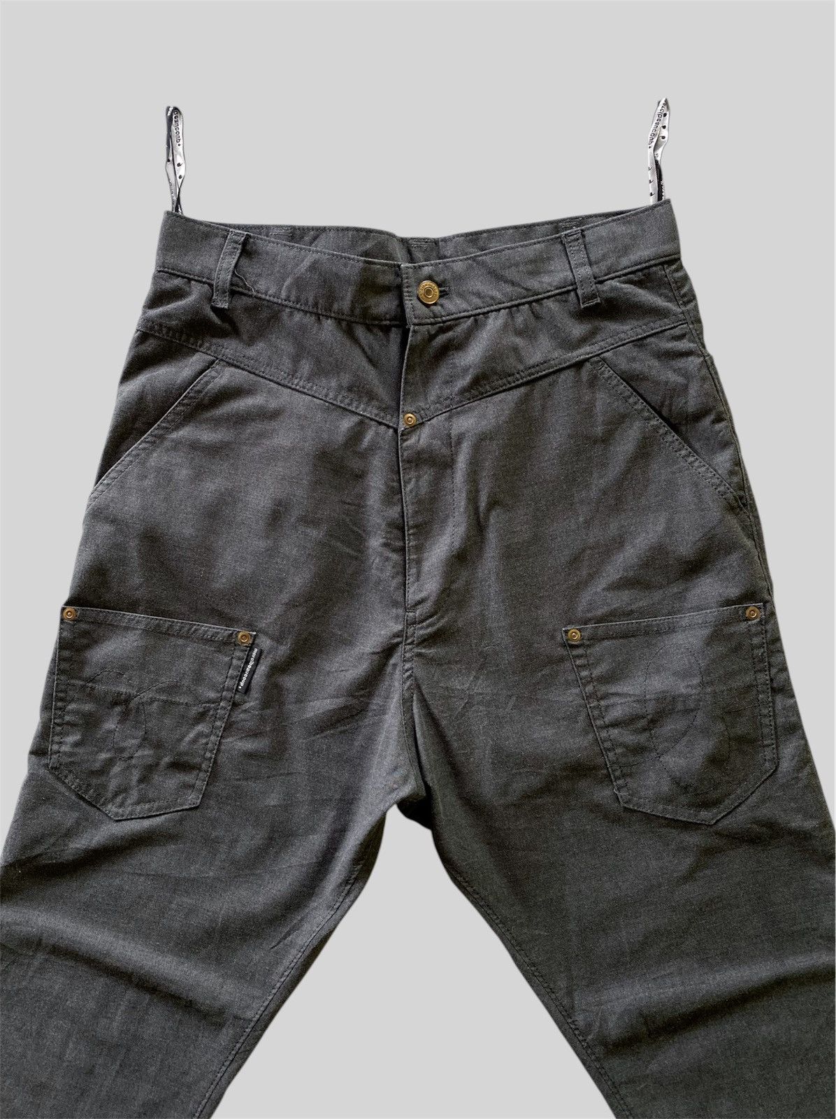 Issey Miyake Vintage Mercibeaucoup Drop Crotch Reverse Pants Size US 30 / EU 46 - 2 Thumbnail