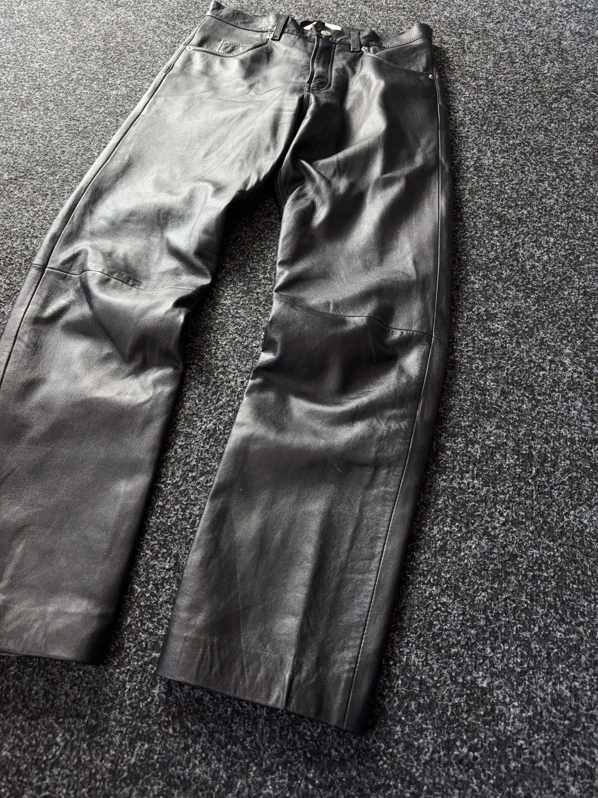 Japanese Brand Vtg Leather pants Japan style racing motor Y2K LGB Style Size US 30 / EU 46 - 3 Thumbnail