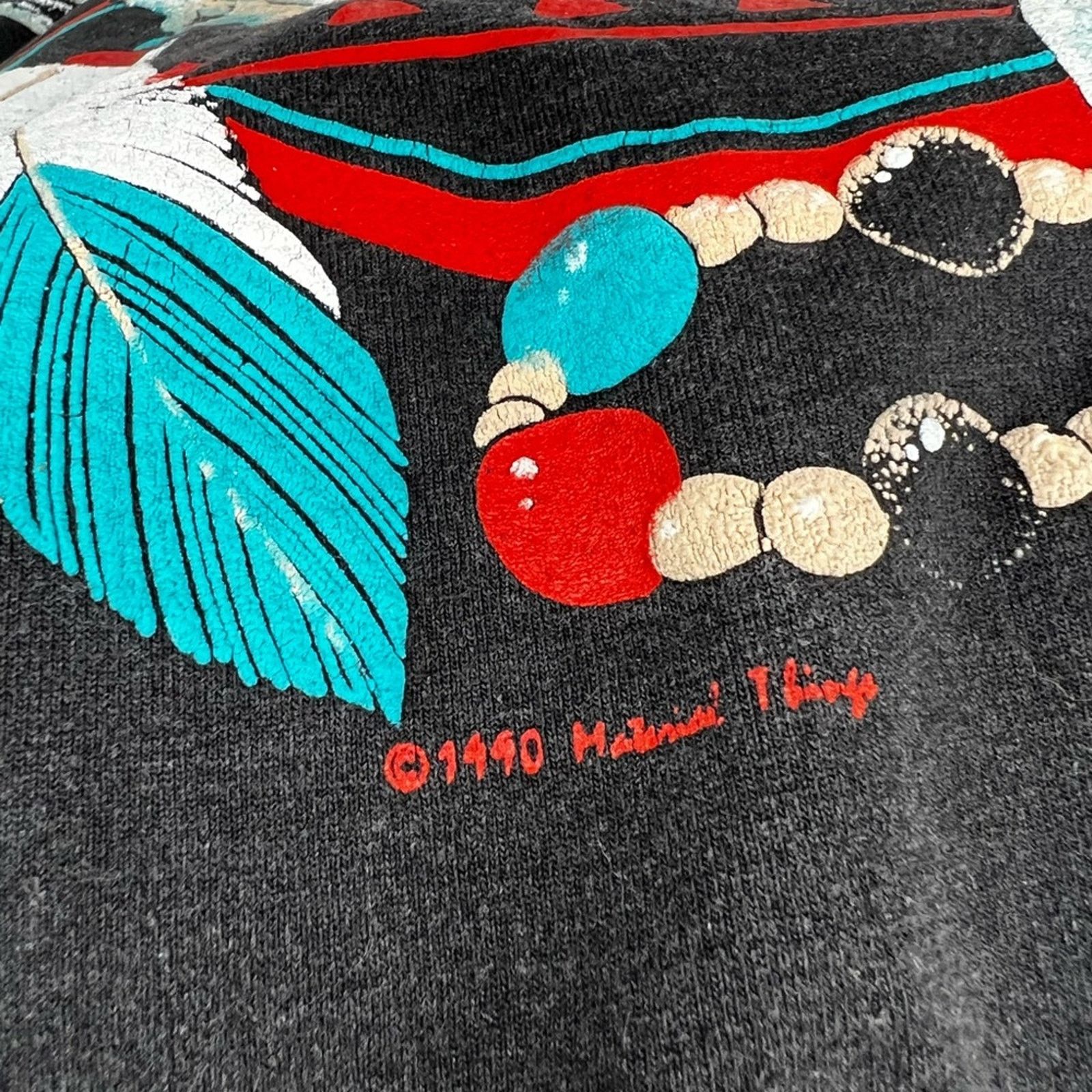 Vintage VINTAGE 90s ARIZONA STEER SKULL COWBOY SINGLE STITCH ONEITA Size US XL / EU 56 / 4 - 5 Thumbnail