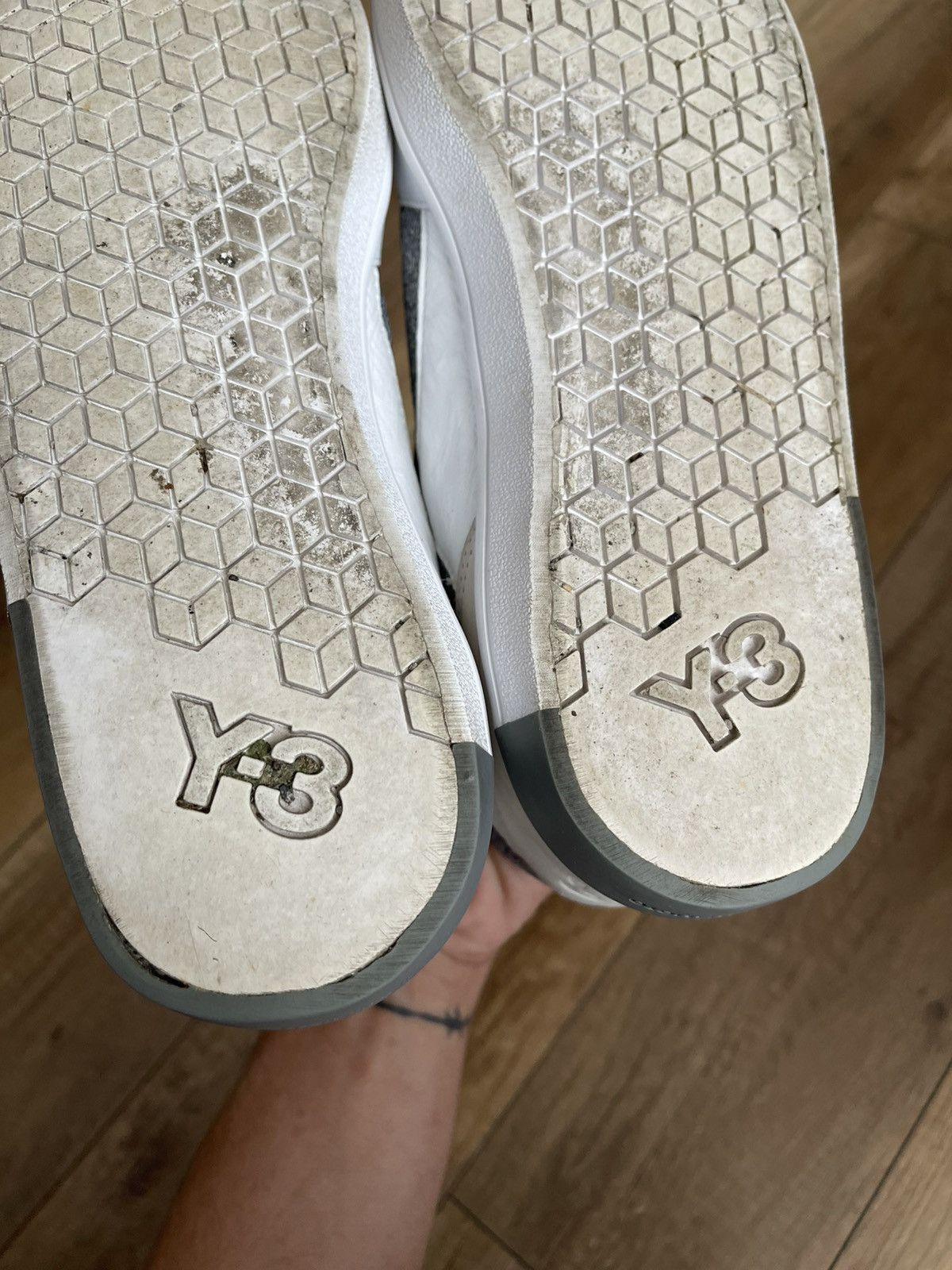 Y-3 Y-3 Yohji Yamamoto Adidas High Top Sneakers Shoes Size US 10.5 / EU 43-44 - 12 Thumbnail