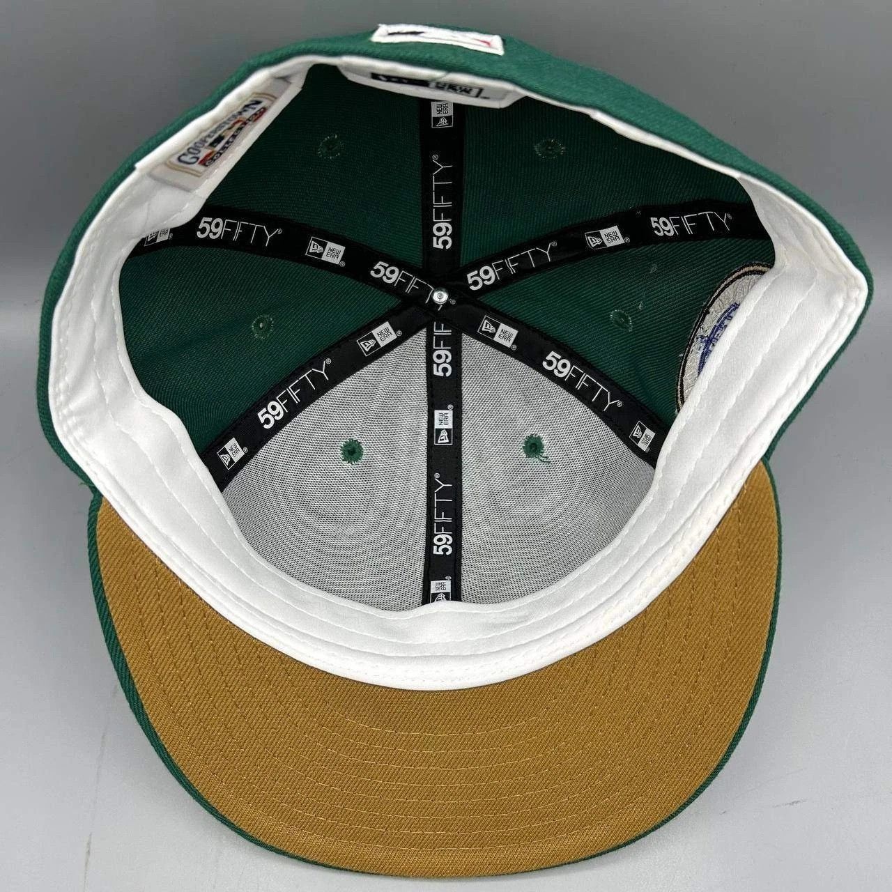 New Era Kansas City Royals Hat Men 7 3/8 Green Brown MLB Fitted Cap Size ONE SIZE - 2 Thumbnail