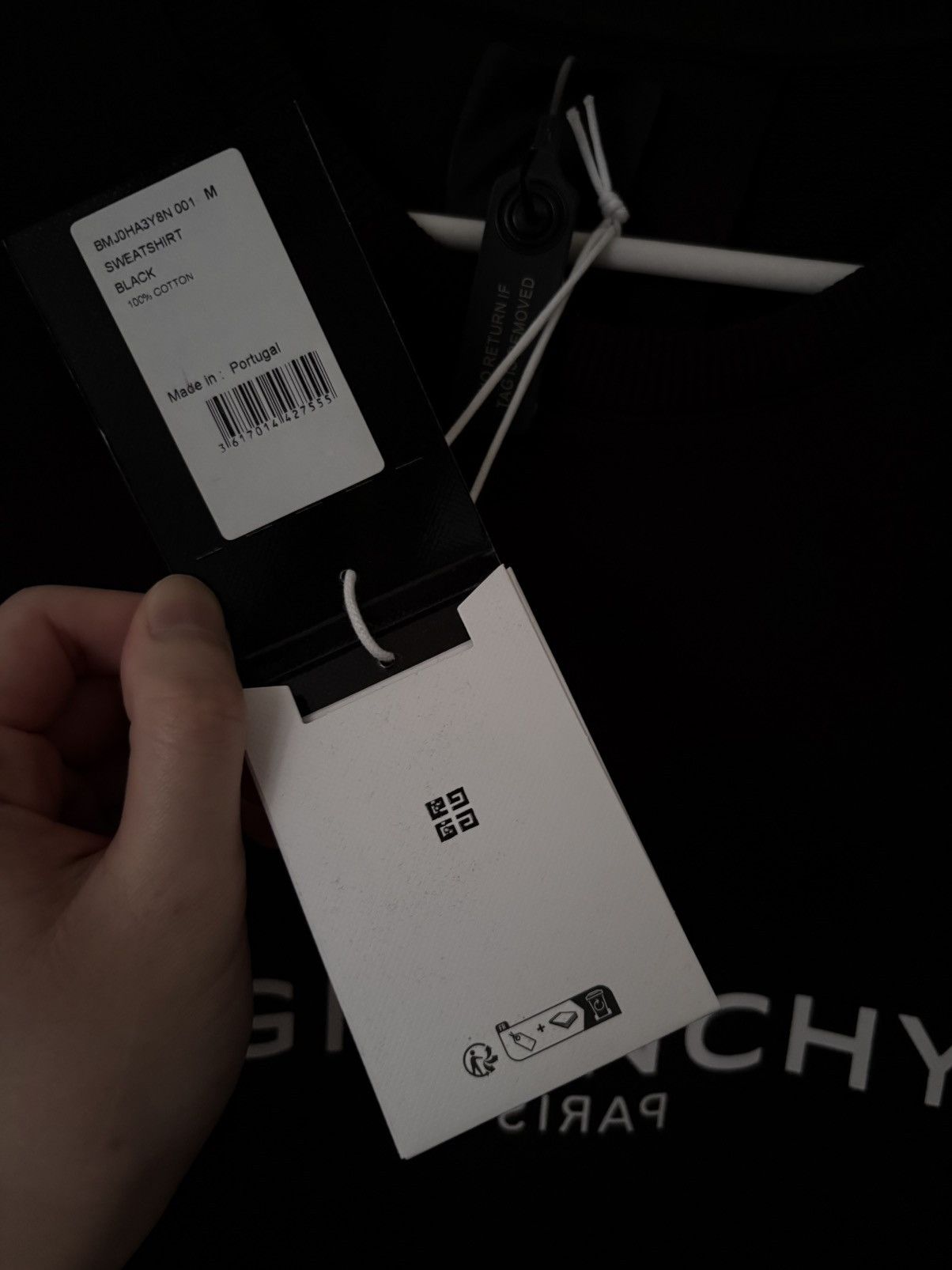 Givenchy Givenchy Reverse Logo Cotton Crewneck Sweatshirt Size US M / EU 48-50 / 2 - 2 Thumbnail