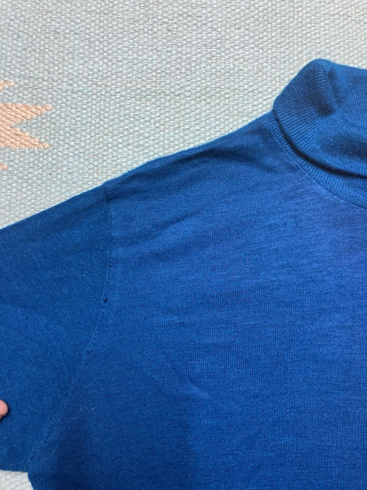 Vintage 60s long sleeve t shirt roll neck soft boys 18 men’s small Size US S / EU 44-46 / 1 - 5 Thumbnail