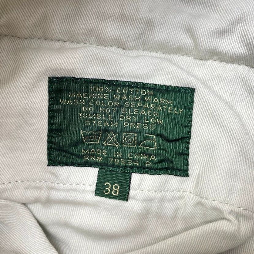 Orvis VINTAGE Orvis Mens 38x25.5 Heavy Cotton Twill Pants Trousers Khakis 8473 Tan Ivory Casual Workwear 90s Retro USA Mens Size US 38 / EU 54 - 5 Thumbnail