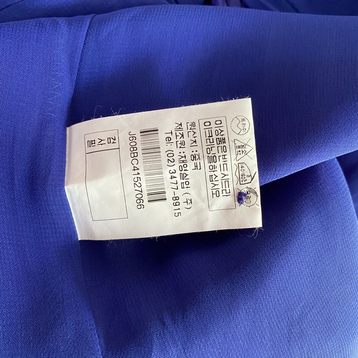 Pierre Cardin Pierre Cardin Purple Sheer Ruffle Blouse Size M / US 6-8 / IT 42-44 - 14 Thumbnail