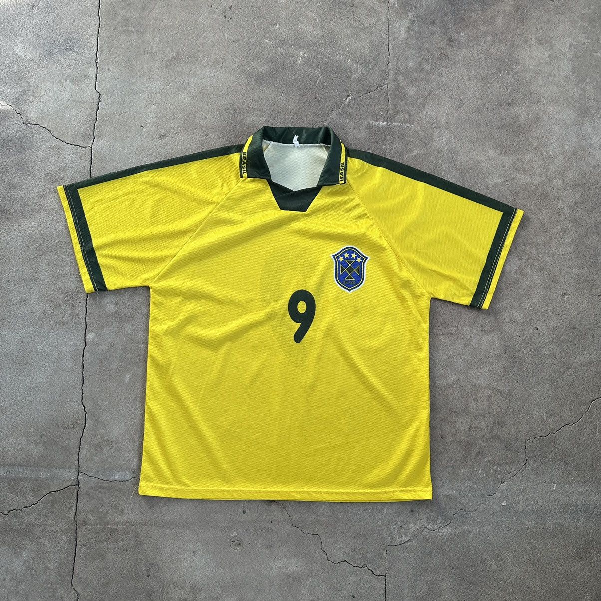 Other Brazil 9 Ronaldo Jersey Home 2002 World Cup L Size US L / EU 52-54 / 3 - 6 Thumbnail