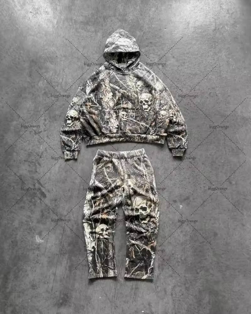 Japanese Brand × Vintage casual tracksuit with skulls Size 50L - 1 Thumbnail