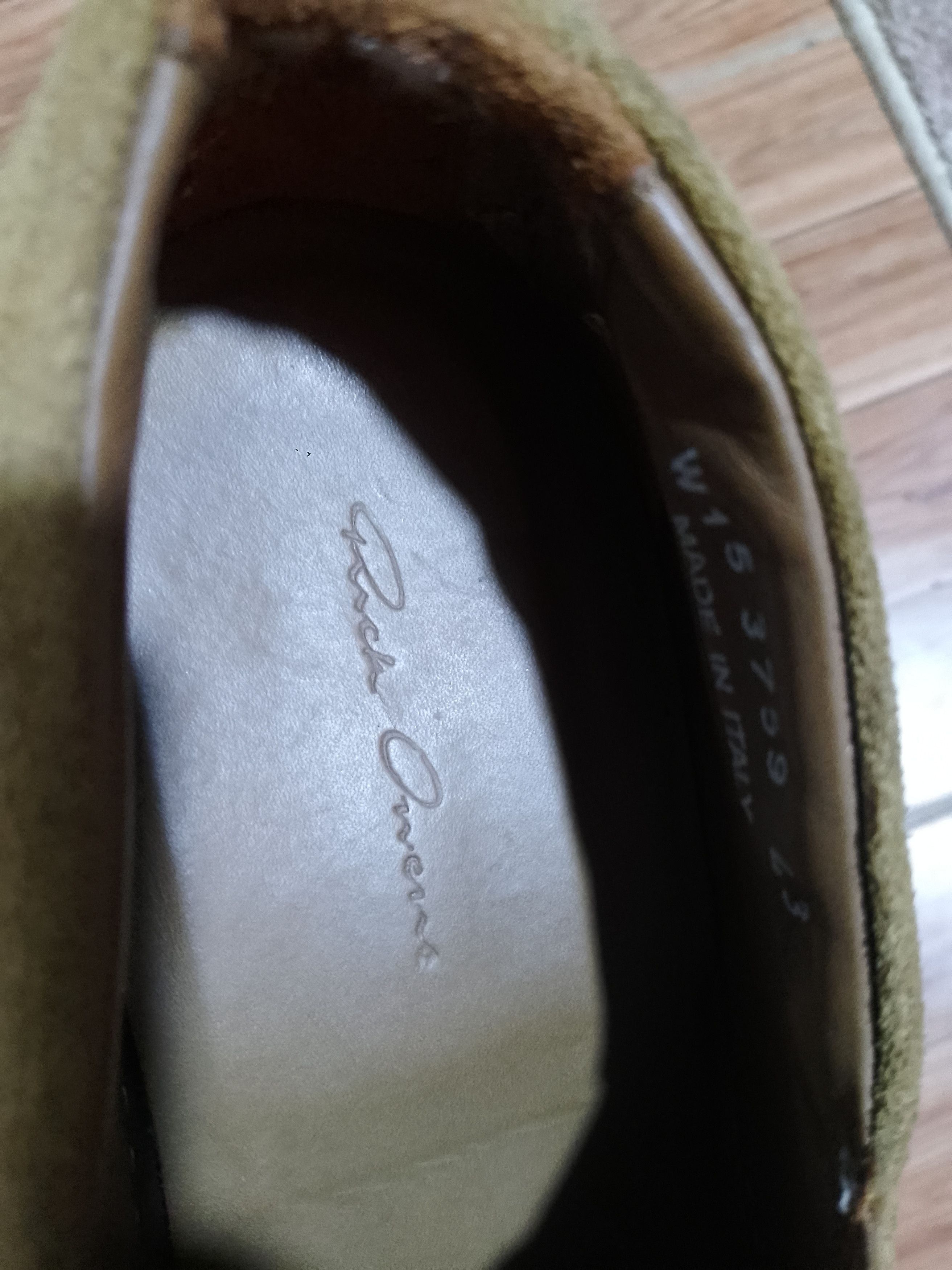 Rick Owens rick Owens tan suede mainline boat Size US 10 / EU 43 - 13 Thumbnail