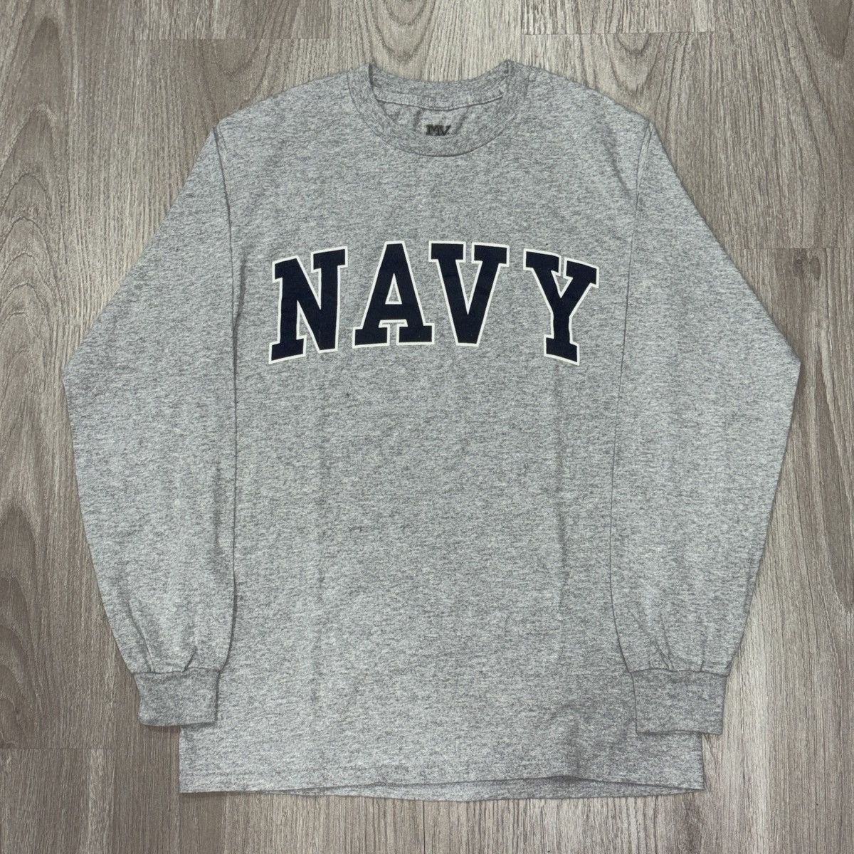 Other Vintage MV Sport Navy Long Sleeve T-Shirt Womens S Gray Size S / US 4 / IT 40 - 1 Thumbnail