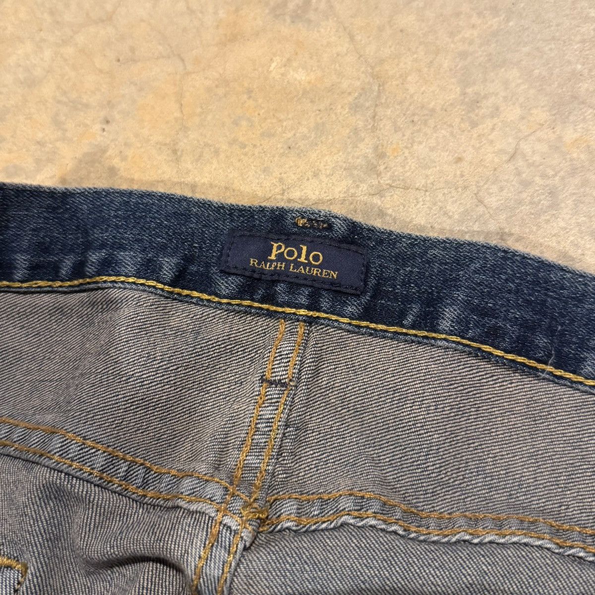 Polo Ralph Lauren Vtg Polo Ralph Lauren Faded Indigo Sullivan Slim Denim Size US 35 - 6 Thumbnail