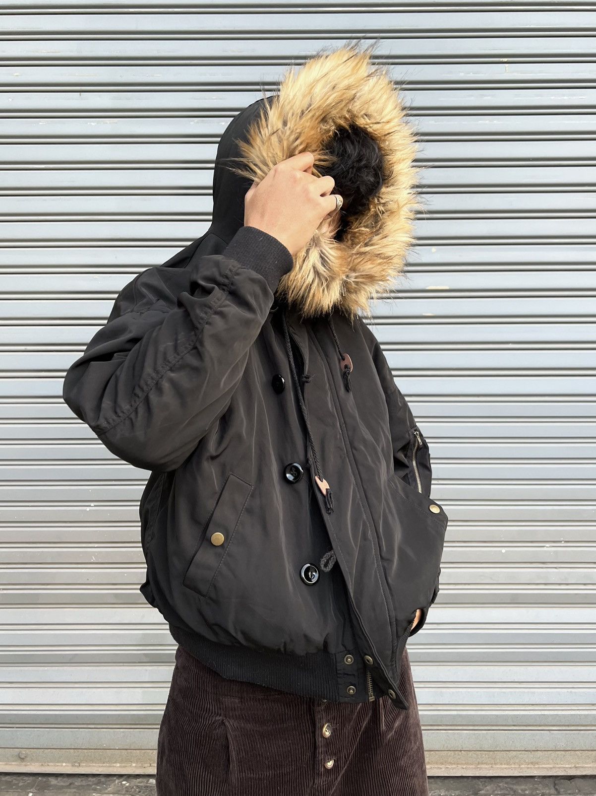 Japanese Brand Vintage Japanese Fur Hoodie Jacket Size US M / EU 48-50 / 2 - 5 Thumbnail