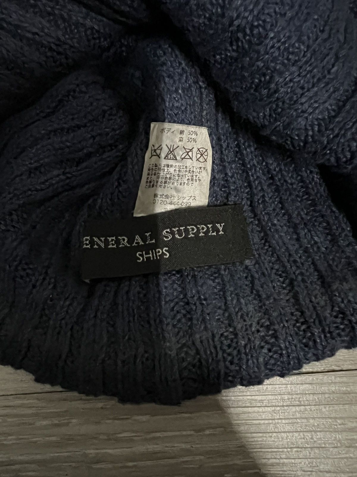 SHIPS General Supply Ships Plain Beanie Hat Size ONE SIZE - 6 Thumbnail