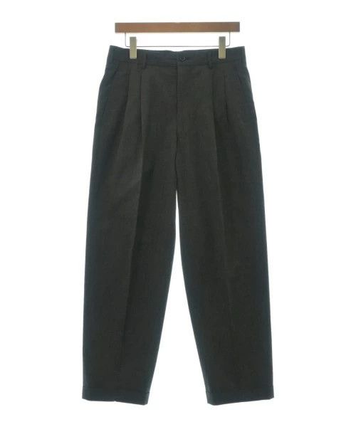 Casual Pants Slacks Wool Full Length Zipper 2 Tucks Gray