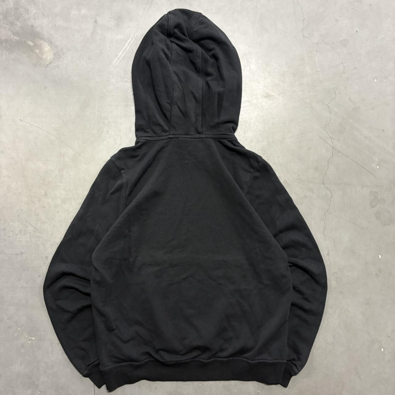 Nike Crazy Vintage Y2K/2000s Black Nike White swoosh Spellout Blue Tag Hoodie! Size US M / EU 48-50 / 2 - 3 Thumbnail