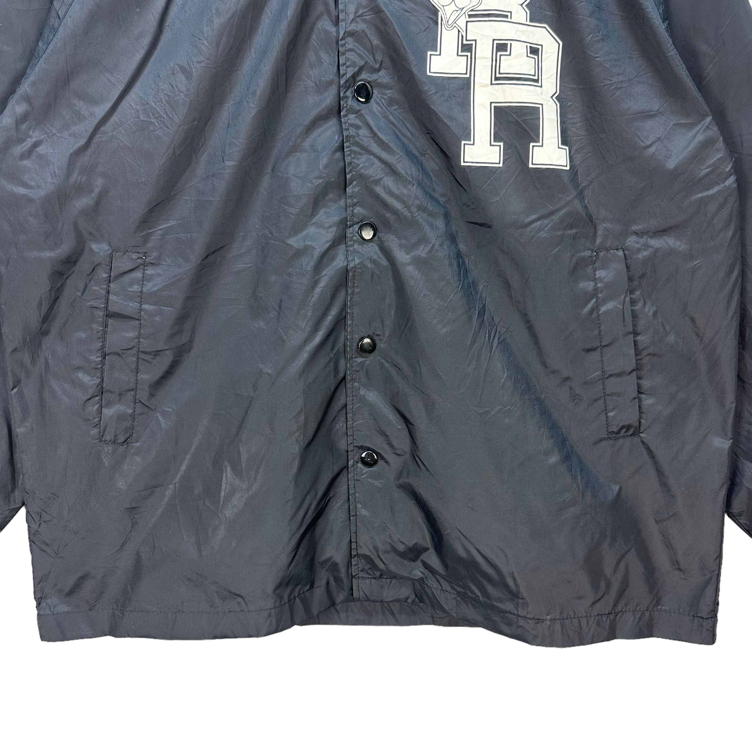 Vintage ROAD RUNNER MOONEYES BIG LOGO COACH JACKET #7681-164 Size US L / EU 52-54 / 3 - 7 Thumbnail