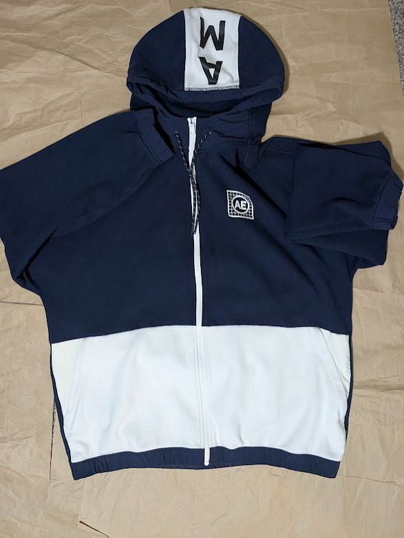 American Eagle Outfitters American Eagle classic blue & white hoodie Size US XXL / EU 58 / 5 - 8 Thumbnail