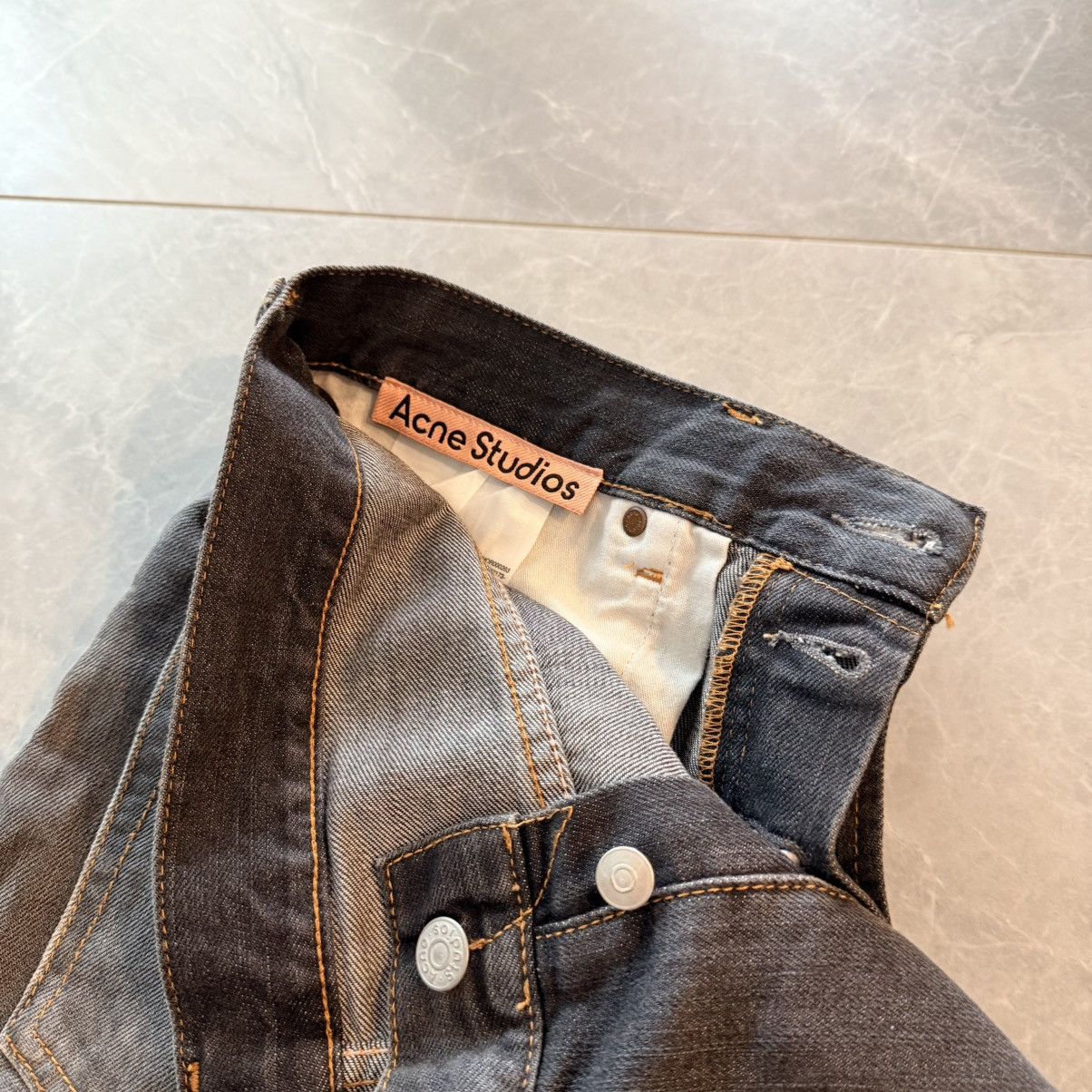 Acne Studios Denim shorts - loose fit Size US 36 / EU 52 - 4 Thumbnail