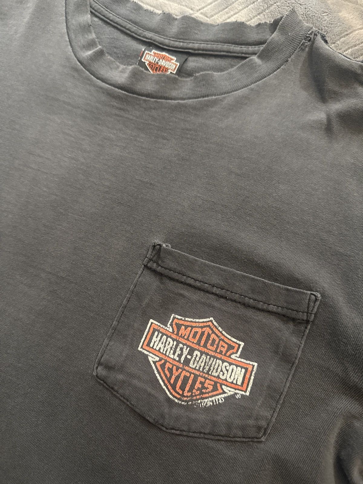 Vintage Vintage boxy Harley Davidson pocket tee Size US M / EU 48-50 / 2 - 3 Thumbnail