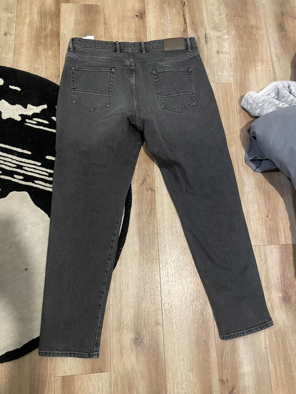 Massimo Dutti Massimo Dutti Black Jeans Size US 34 / EU 50 - 4 Thumbnail