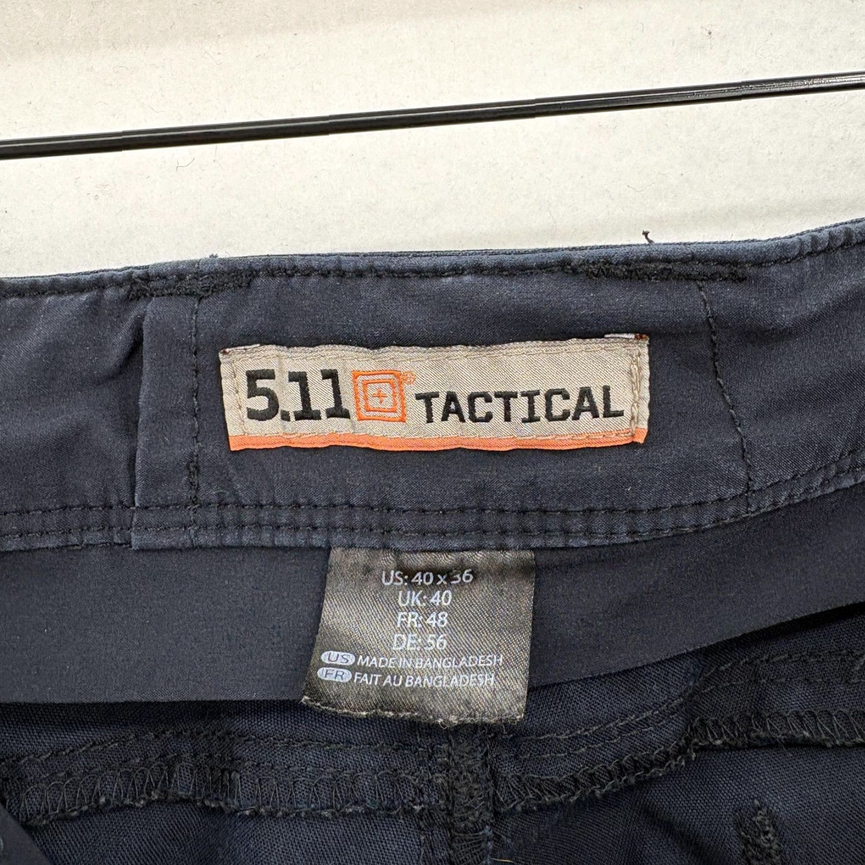 Vintage 5.11 Tactical Apex Pants Mens 40x36 Navy Blue Cargo Utility Outdoors Workwear Size US 40 / EU 56 - 4 Thumbnail