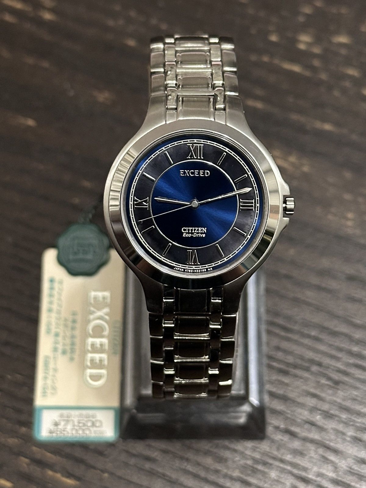 Citizen 1998 Citizen Eco-Drive Dark-Navy/Purple Dial S.steel Watch Size ONE SIZE - 2 Thumbnail