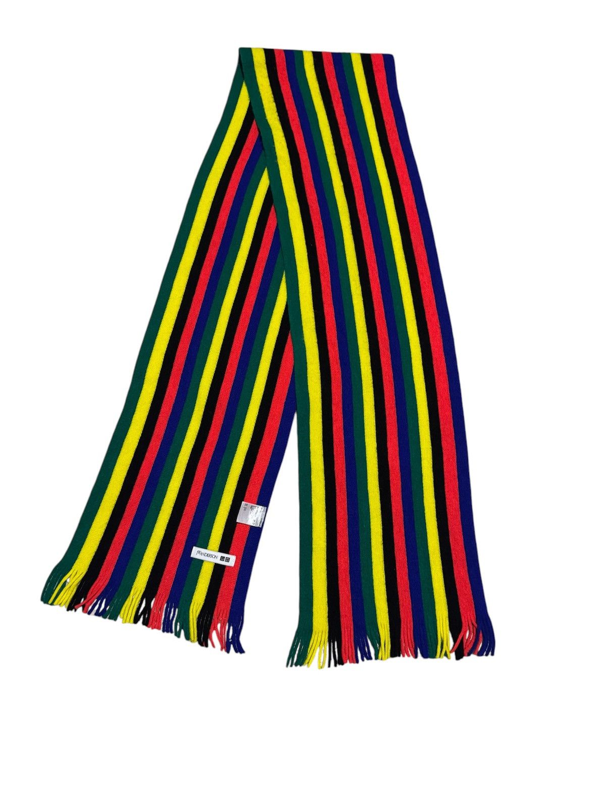 JW Anderson × Rainbow 🌈 Winter Session JW Anderson x Uniqlo Heattech Striped Scarf Size ONE SIZE - 2 Thumbnail
