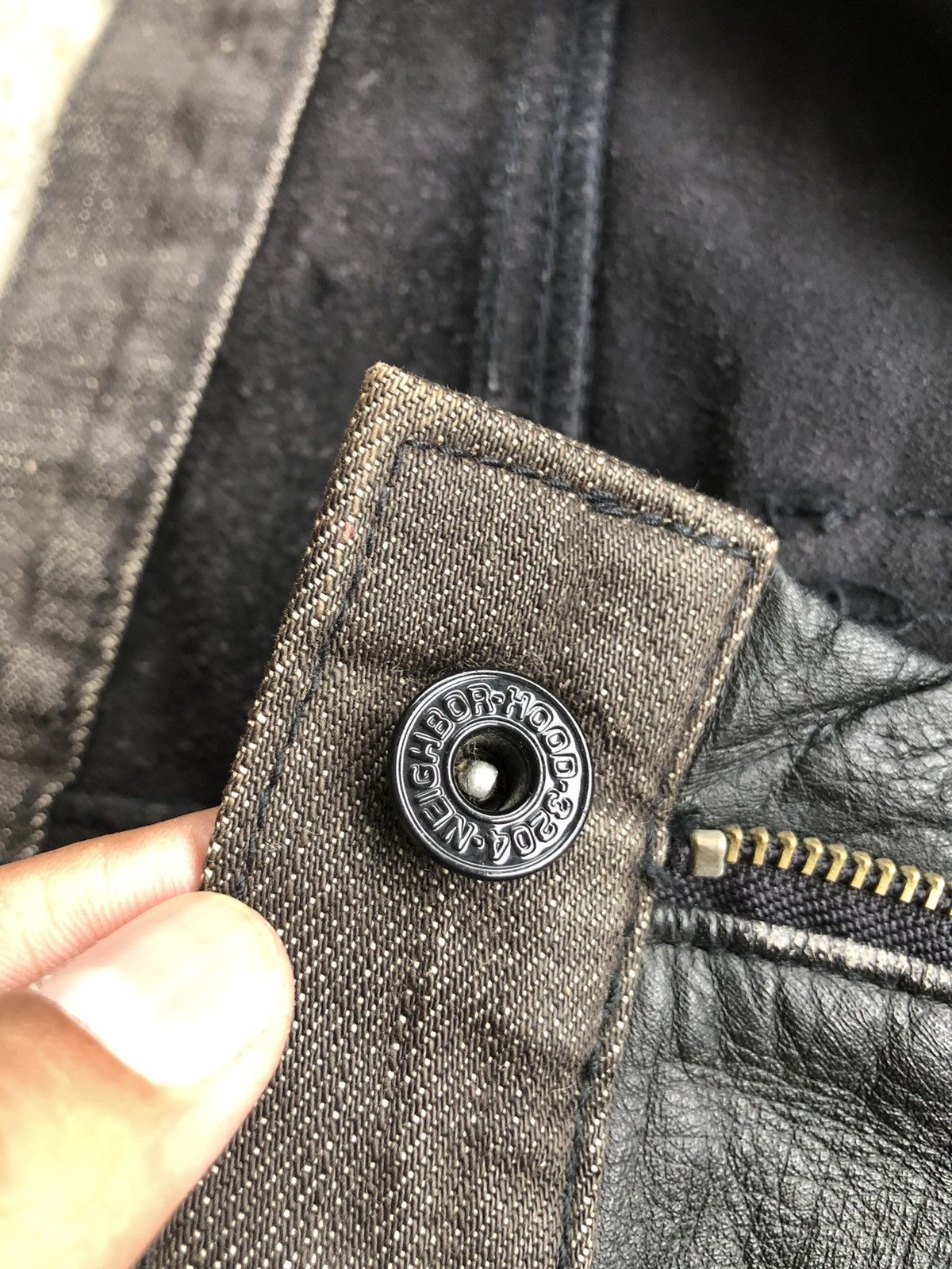 Neighborhood Neighborhood Leather Selvedge Denim Size US 32 / EU 48 - 20 Thumbnail