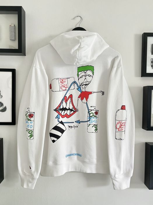 Vintage MATTY BOY “COLOR BLIND” GMO CLEAR ART HOODIE | Grailed