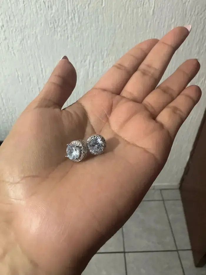 Jewelry Cubic Silver Style Rhinestone Earrings Size ONE SIZE - 4 Thumbnail
