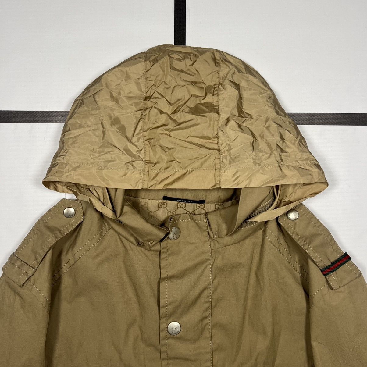 Gucci |[ FW08 Gucci M65 Military Field Jacket ]| Size US XL / EU 56 / 4 - 4 Thumbnail