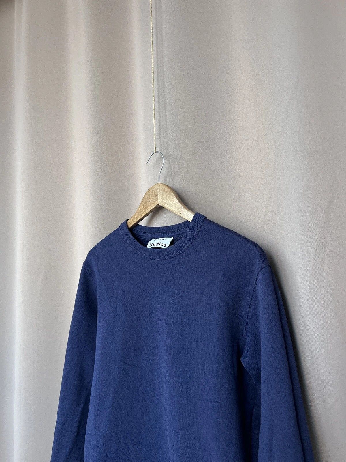 Acne Studios Acne Studios Sweatshirt Mens Size M Navy Crew Neck Sweater Size US M / EU 48-50 / 2 - 4 Thumbnail