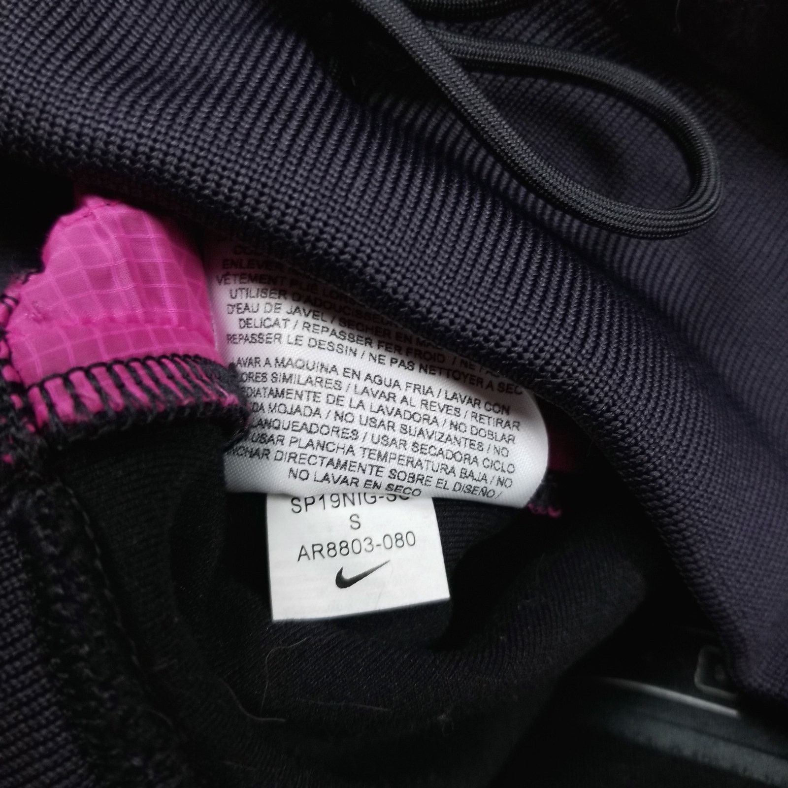Nike Nike Tech Pack Micro Fleece Pants Black & Pink Sz Small Size 28" / US 6 / IT 42 - 10 Thumbnail