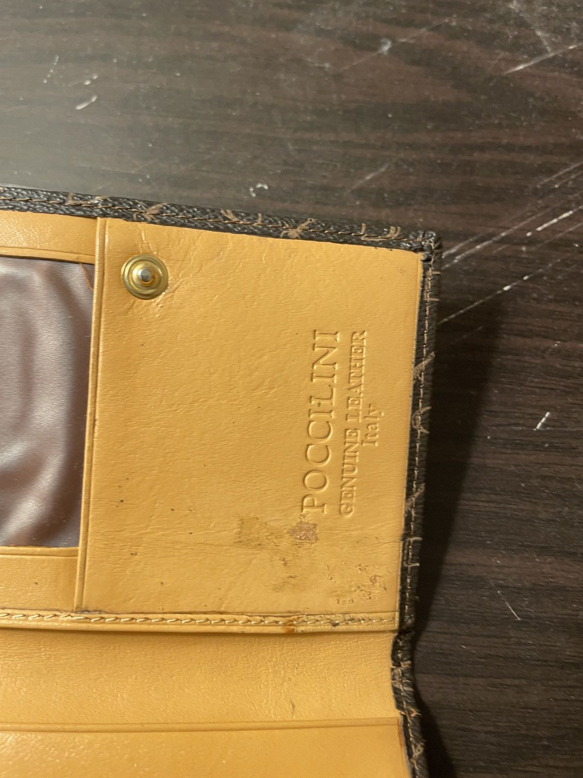 Leather Poccilini Tri Fold leather wallet Size ONE SIZE - 6 Thumbnail