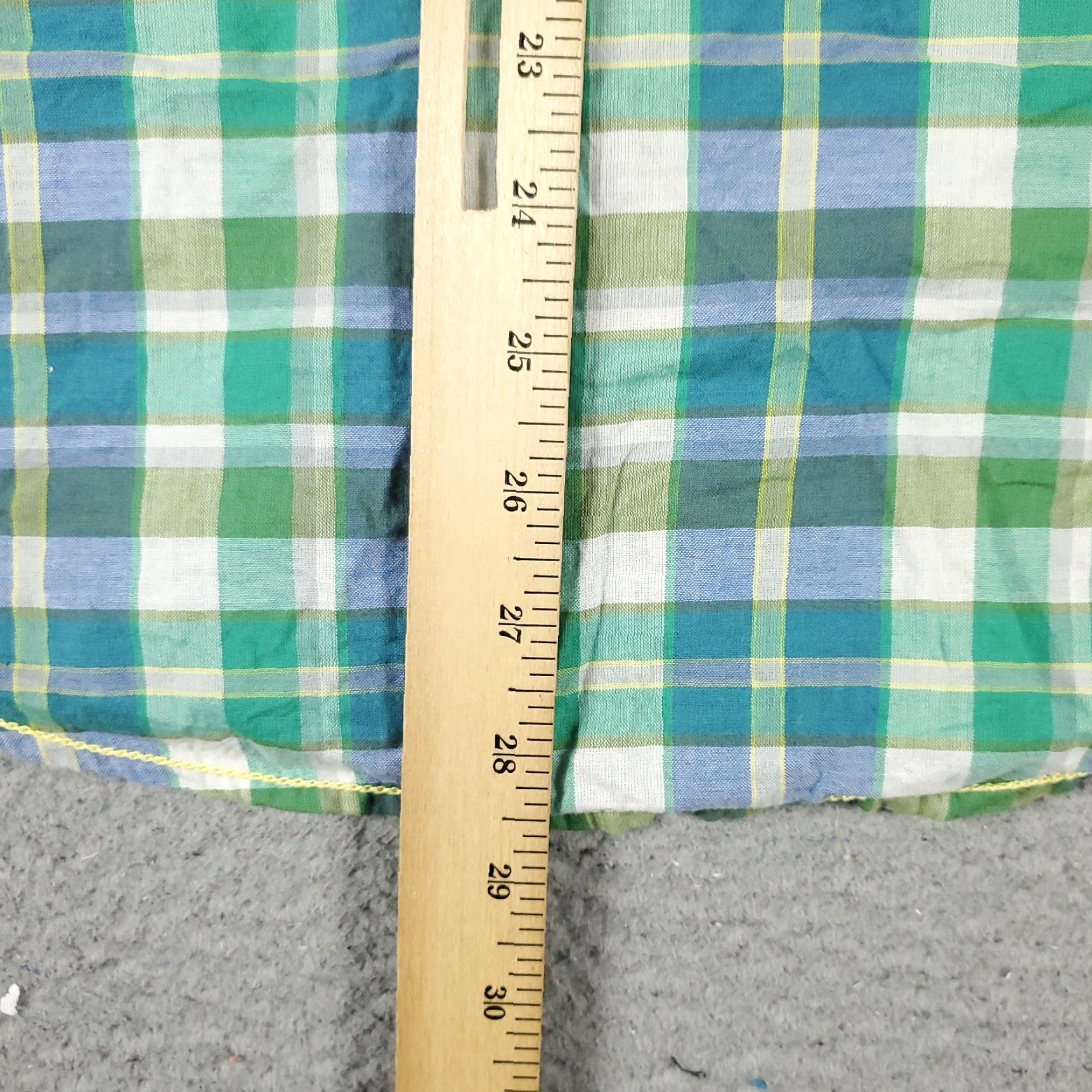American Eagle Outfitters American Eagle Shirt Mens Small Blue Green Plaid Casual Button Up Long Sleeve Size US S / EU 44-46 / 1 - 5 Thumbnail