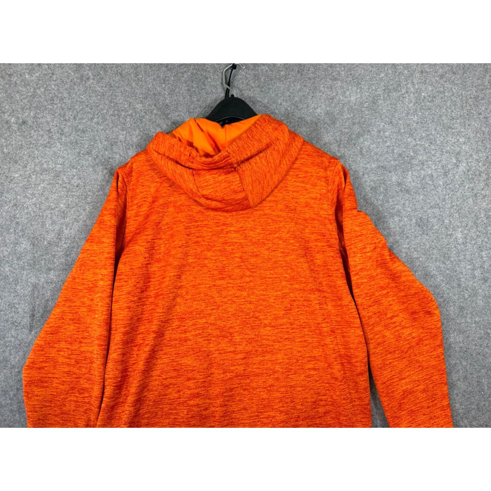 Under Armour Under Armour Hooded Sweatshirt Mens L Orange Fleece Coldgear Loose Drawstring Pullover Pockets Logo Size US L / EU 52-54 / 3 - 7 Thumbnail