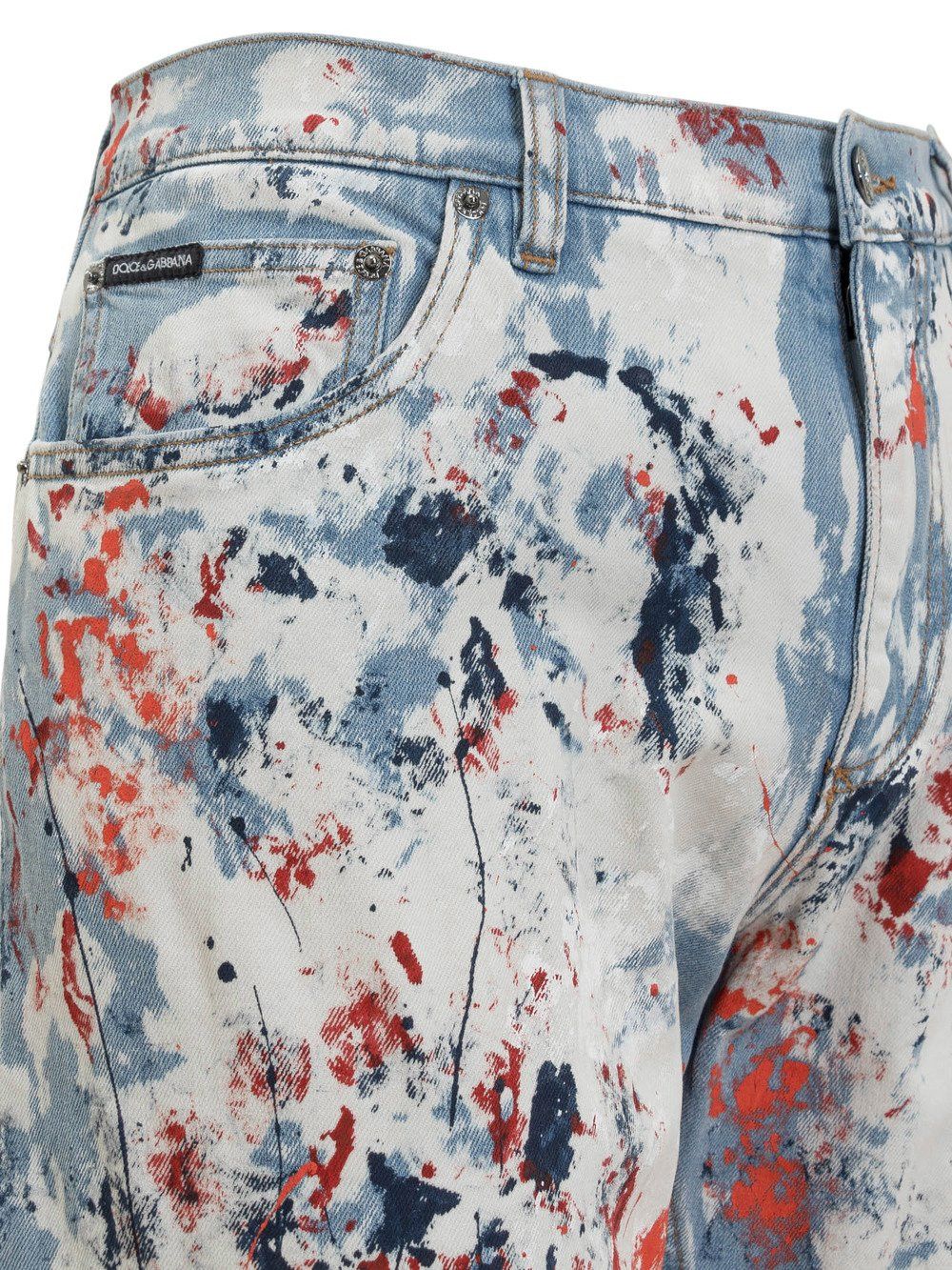 Dolce & Gabbana o1y0125 5-Pocket Pant in Multicolor Size US 32 / EU 48 - 3 Thumbnail