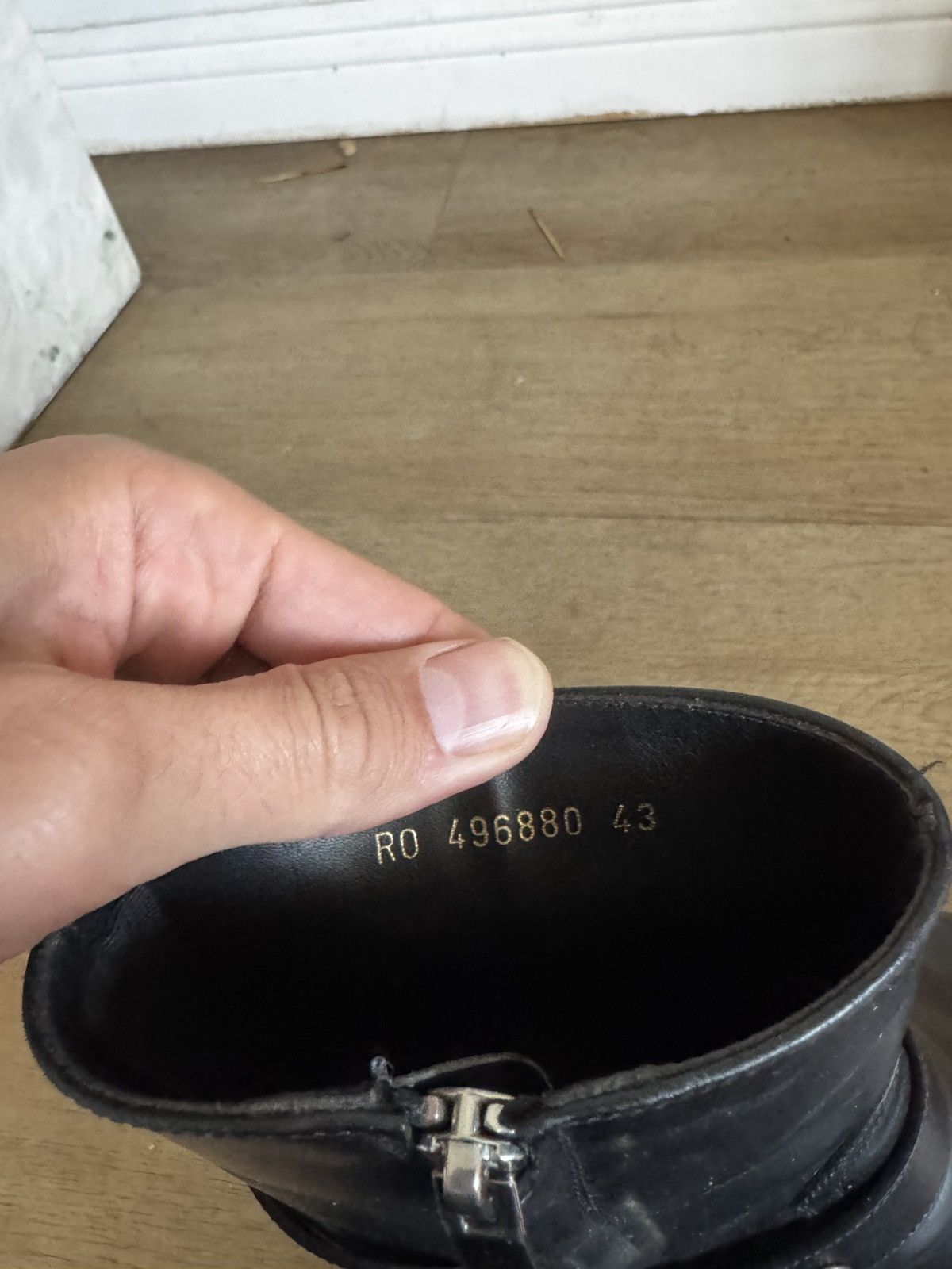 Saint Laurent Paris Hedi Harness Wyatts Leather 43 Size US 10 / EU 43 - 3 Thumbnail