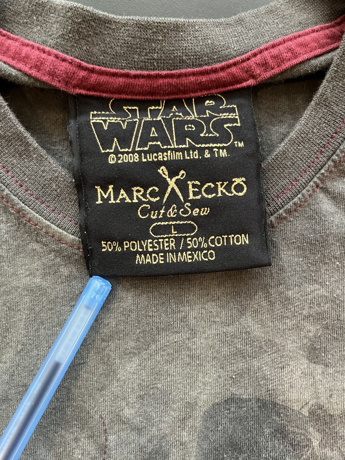 Marc Ecko × Vintage Y2K Marc ecko Star Wars darth Vader shirt Size US L / EU 52-54 / 3 - 4 Thumbnail