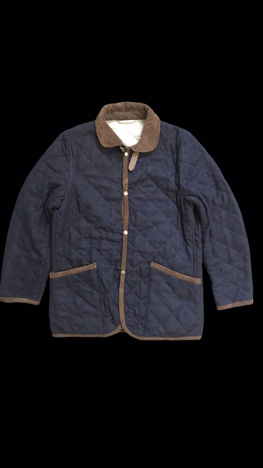 Designer × Indigo × Japanese Brand JW20 JUNMEN Wool Quilted Indigo Jacket Size US M / EU 48-50 / 2 - 1 Thumbnail