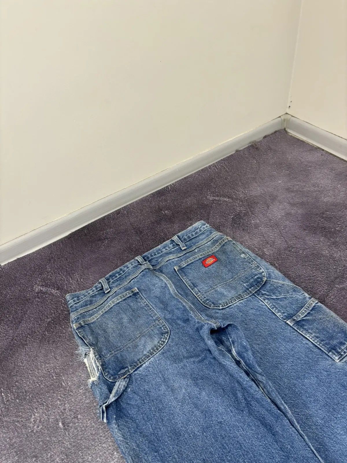 Dickies × Vintage Vintage Dickies Y2K Blue American Denim Work Hype Jeans Size US 36 / EU 52 - 4 Thumbnail