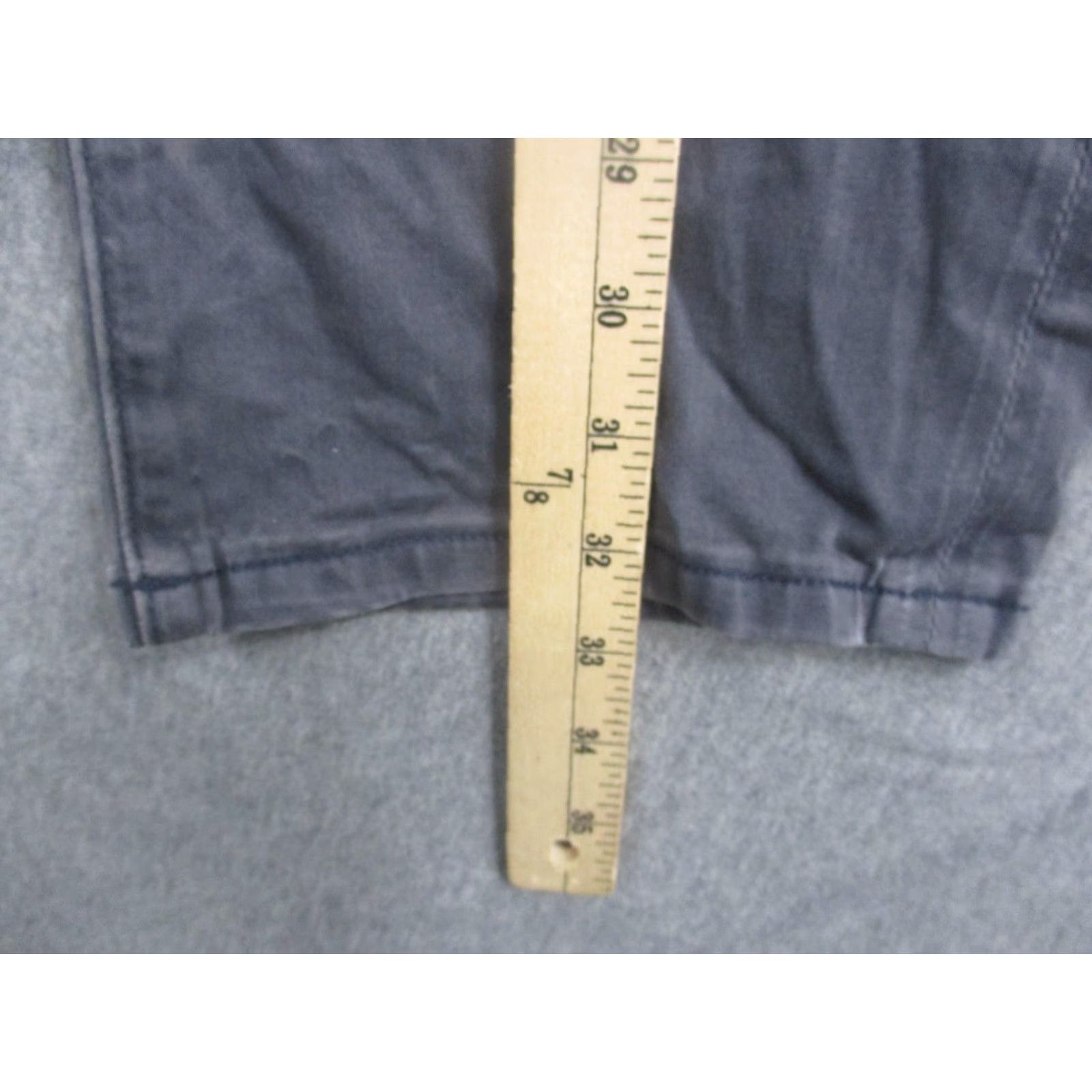 Vintage AG Adriano Goldschmied Jeans Mens 34 The Graduate Tailored Leg Straight Stretch Gray/Charcoal 5-Pocket Denim Size US 34 / EU 50 - 5 Thumbnail