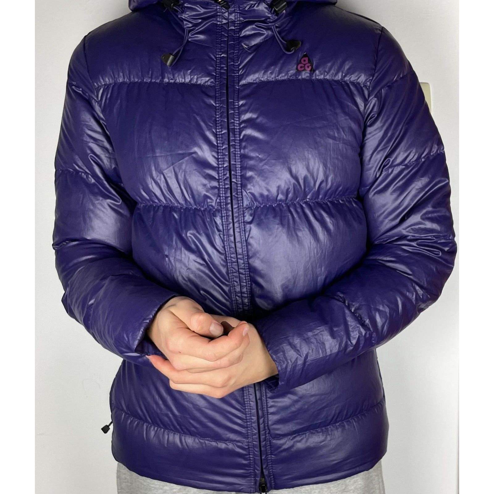 Nike × Nike ACG Nike ACG 800 Women Purple Polyester Full Zip Puffer Jacket S Size US S / EU 44-46 / 1 - 2 Thumbnail